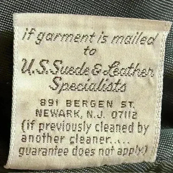 RARE 1970 Rocky Balboa Bonds 5th Avenue Leather Jacket, BROWN not Black, size 40 - Picture 9 of 10